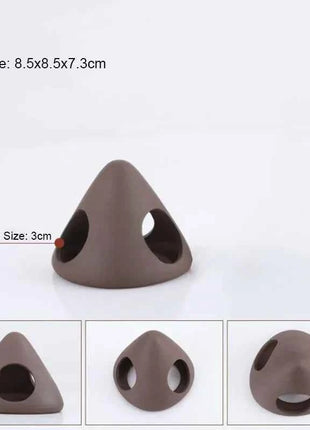 Ceramic House Fish Tank Aquarium Decoration Fish Shrimps Shelter House Pottery Scorpion House Canister Simulation Stone Ornament