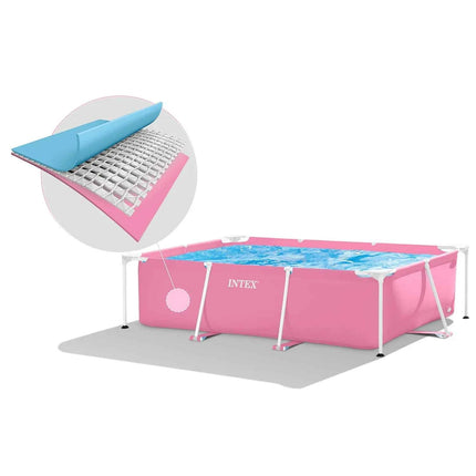 Piscina con supporto da giardino 220x150x60 cm INTEX 28266