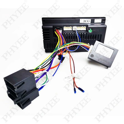 Cablaggio a 16 pin Decoder CAN Bus Spina 16P Connettore ISO Adattatore cavo unità Android per auto 2Din per VW Golf Passat Polo Leon