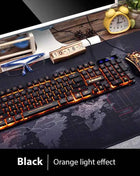 KM320 Keyboard And Mouse Set Waterproof Luminous Game Backlit Keyboard