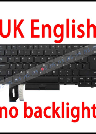 Laptop Replacement Keyboard for Lenovo ThinkPad E480 E485 E490 E495 L380 L390 L480 R480 T480S L490 T490 T495 US/BR/FR/UK/PT/SP