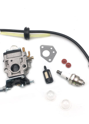 Carburatore Carb Kit per decespugliatore 43cc 49cc 52cc decespugliatore con tubo di tenuta candela filtro benzina per motore 40-5 44-5
