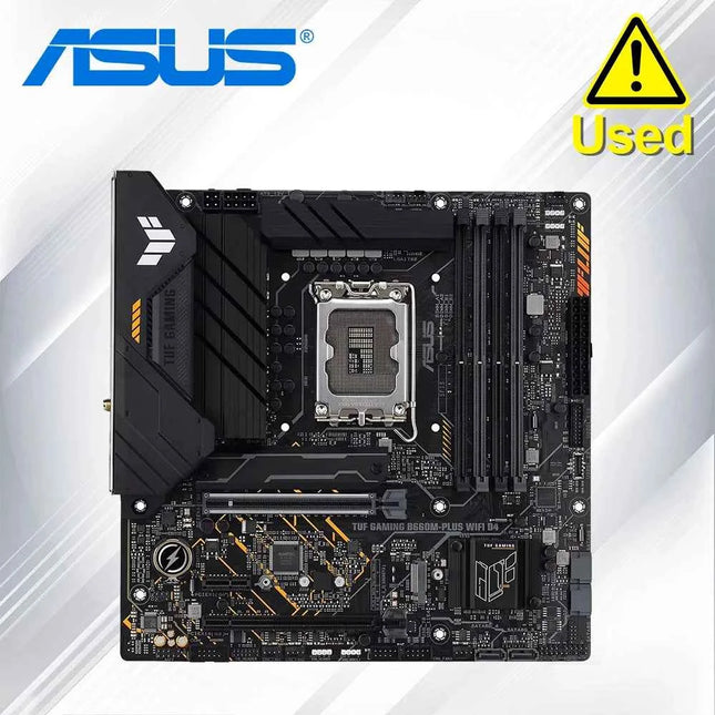 ASUS TUF GAMING mATX Intel B660M PLUS WIFI DDR4 5333+(OC) 128G USB 3.2 SATA M.2 Support 12 gen LGA 1700 CPU Motherboard