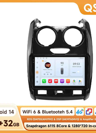 Android Car Radio Player audio for Renault Duster 2015 - 2020 wireless Carplay Android Auto 2din GPS Intelligent Multimedia DSP
