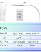 LED Aquarium Light Lighting plants Grow Light 5W/10W Aquatic Plant Lighting Waterproof Clip-on Lamp For Fish Tank