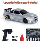 Gifts 1/43 RC Drift Car with Gyro Upgraded Ver 2.4G Remote Control Mini Drift Race Car 4WD Radio Control RC Toys Traffic Cones