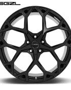 Cerchi Auto Monoblocco LSGZglossy Neri Lucidi 20 22 24 26 Pollici 5x112 5x114.3 5x120 5x130 per BMW Audi Range Rover