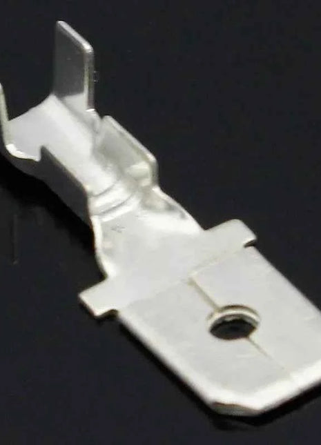100 pz 6.3mm 6.3 terminale a crimpare maschio femmina connettore a forcella terminali a crimpare