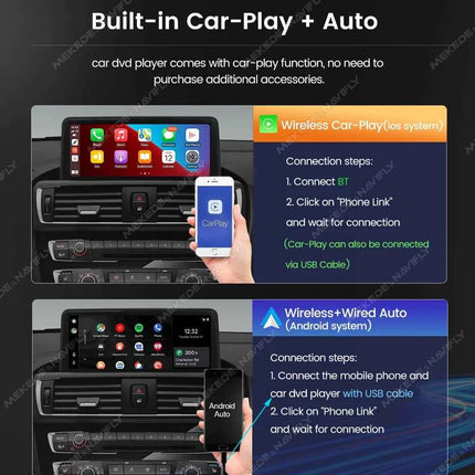 MEKEDE Android 14 Car Multimedia Player For BMW 3 Series E60 E61 E63 E64 5 Series E90 E91 E92 E93 CCC CIC DSP Carplay Auto Radio