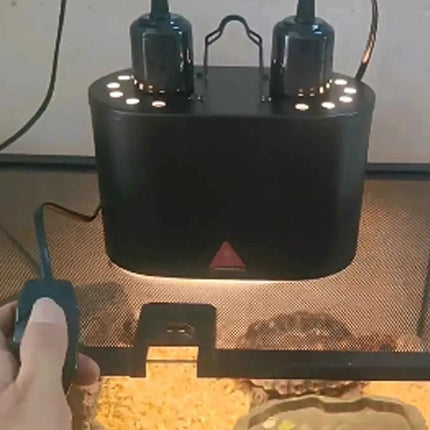 Lampshade for Reptile UVB/UVA Heat Calcium Lamp Bulb for Turtle Lizard Snake Lguanas Feeding Box E26/E27 Energy Saving Light