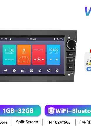 Podofo CarPlay Android Radio For Opel Astra Antara Corsa Zafira Combo Car Intelligent System 2din GPS Stereo Dashboard Car Radio
