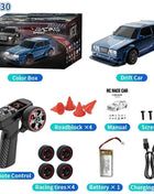 KF30 1:43 4WD RC Car With Gyroscope & Dual Motor System 2.4G Full-Proportional RC High Speed Racing Car LED Lights Toys Gifts