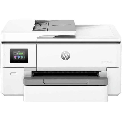 HP DeskJet Pro 9720e multifunction printer, color, Wi-Fi, duplex, 22ppm, featuring refillable ink cartridges and HP Wolf Pro security for enhanced business growth and reliable connectivity.