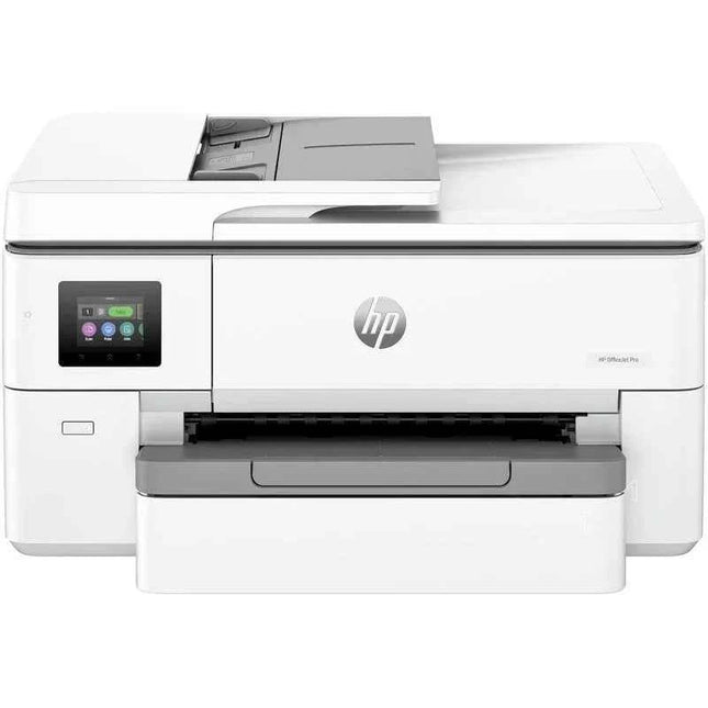HP DeskJet Pro 9720e multifunction printer, color, Wi-Fi, duplex, 22ppm, featuring refillable ink cartridges and HP Wolf Pro security for enhanced business growth and reliable connectivity.