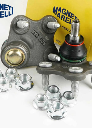 Set 2 Pezzi 6R0407365A Giunti Sferici Braccio di Controllo Inferiore Anteriore di Alta Qualità per VW Ameo Polo, Audi A1, Skoda Fabia, SEAT Toledo Mii