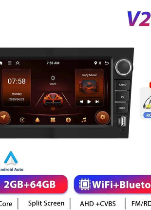 Podofo CarPlay Android Radio For Opel Astra Antara Corsa Zafira Combo Car Intelligent System 2din GPS Stereo Dashboard Car Radio