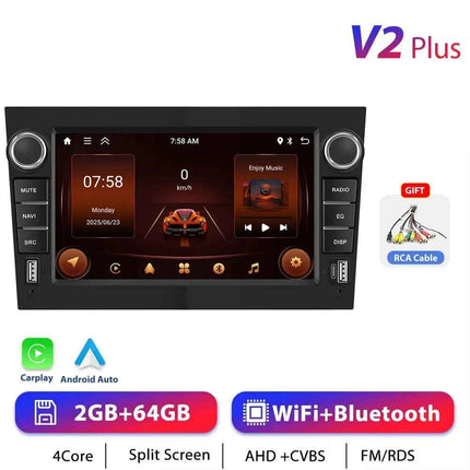 Podofo CarPlay Android Radio For Opel Astra Antara Corsa Zafira Combo Car Intelligent System 2din GPS Stereo Dashboard Car Radio