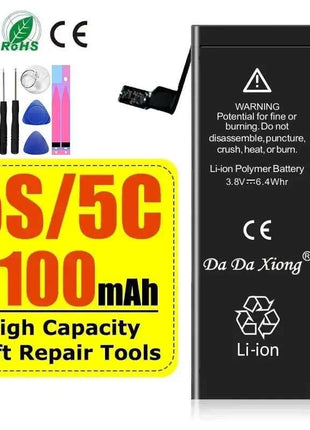 High Capacity Battery For iPhone 4 4S 5 5S 5C SE 2020 6 6S 7 8 SE2 Plus X XR XS 11 Pro Max Mobile Phone Pack New 0 Cycle Seal