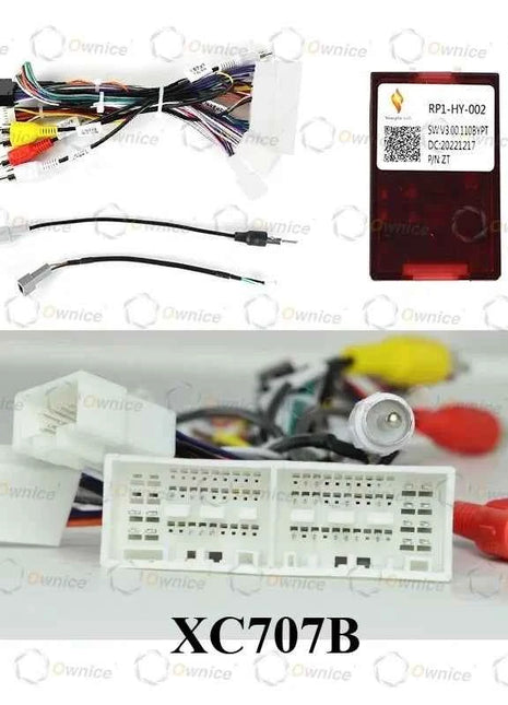 Cornice Radio Android per Auto Ownice 10.1 Pollici Quadlock per Sportage 2018, Pannello Stereo 2DIN con Cablaggio 16PIN e Decoder Canbus