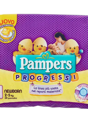 Pampers Progessi 2-5Kg, Pack of 28 Diapers