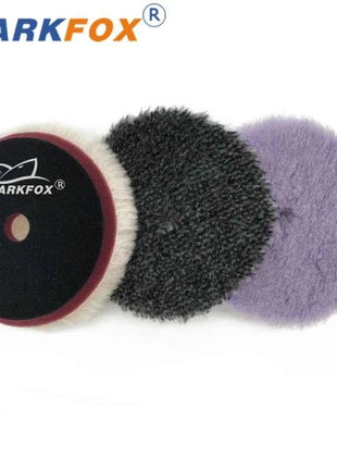 Sharkfox 5/6 Inch (125mm/150mm)Mix Color Wool Polishing Pad High Density Lamb Woollen Car body Polish Wheel Buffing Pad