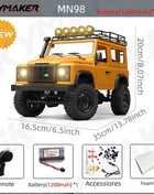 New MN99s MN98 1:12 MN Model RTR Version RC Car 2.4G 4WD RC Rock Crawler Defender Remote Control Car 1/12 RC Truck Cars Toys