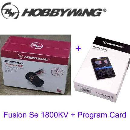 Hobbywing QuicRun Fusion SE 1200KV / 1800KV Sensored Brushless Motor Built In 40A ESC 2 in 1 Waterproof For 1/10 1/8 RC Car part