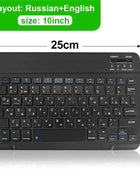 Bluetooth Wireless Keyboard Mouse For IOS Android Windows Tablet For iPad Air Mini Pro Spanish Korean Portugal Russian Keyboard
