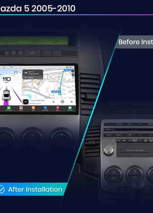 Junsun Qualcomm chip 8-Core Android 13 Car Radio For Mazda 5 2005 2006-2010 Wireless CarPlay Autoradio Stereo Screen Multimedia