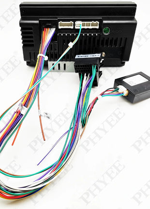 Wiring adapter Mini-ISO CAN Bus decoder, SWC PDC display retention, P&P 16 pin Android, for Renault Megane Mk2 Phase 2, Clio 3