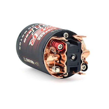 SURPASS HOBBY 550 3-Slot Brushed Motor 12T 14T 20T 25T 30T 35T 3.175mm Shaft for 1:10 Traxxas SCX10 RC Crawler KM2 Model Car