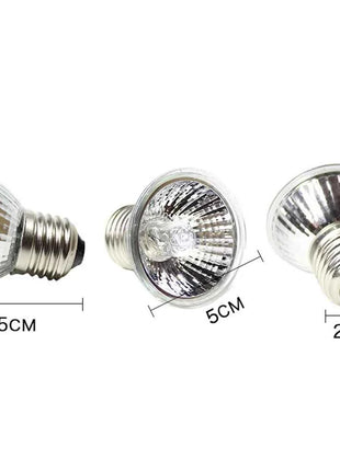 UVA+UVB 3.0 Reptile lamp Set with Clip-on Bulb Lamp Holder Turtle Basking UV Heating Lamp Kit Tortoises Light Lizards Lighting