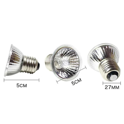 UVA+UVB 3.0 Reptile lamp Set with Clip-on Bulb Lamp Holder Turtle Basking UV Heating Lamp Kit Tortoises Light Lizards Lighting