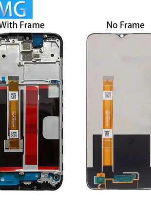 Original For Oppo A5 2020 LCD Display With Frame Screen Touch Panel Digitizer Replacement Parts CPH1931 CPH1959 CPH1933 CPH1935