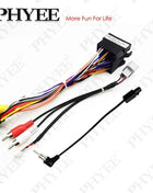 Cablaggio radio per Lada Vesta 2015-2018, connettore da 16 pin a connettore ISO, cavo adattatore USB, spina audio RCA, per Android per auto
