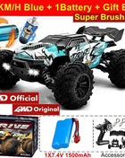 4WD Remote Control Car Off Road 4x4 RC High Speed Buggy Truck Super Brushless 50 or 80KM/H Fast Drift Racing Toy Kids Adults