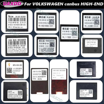 Per VOLKSWAGEN 2 Din Car Golf Tour 7 6 Touareg PASSAT Tiguan Lamando POLO SCIROCCO Lavida Touran Saqitar BORA decoder canbus box