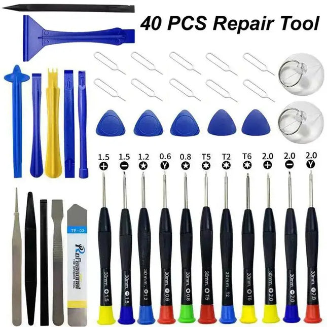 Kit di Strumenti Professionali per Riparazione Telefoni, Set di Cacciaviti Universali per Smontaggio e Apertura Schermo, per iPhone e Xiaomi