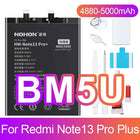 NOHON Battery for Xiaomi Redmi Note 13 12 11 10 Pro 9 8 7 6 5 4 11S 10S 9S Batteries BN5P BN53 BN46 BN45 BN5D BP47 BP4K BM5T