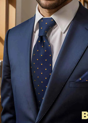 Set Cravatta e Fazzoletto Uomo Colorato 160cm - Accessori Matrimonio