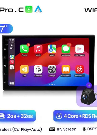 Junsun Qualcomm 8-Core 360 View Camera Universal Stereo 7" 9" 10" Car Radio CarPlay Android Auto Multimedia Player GPS DSP WiFi