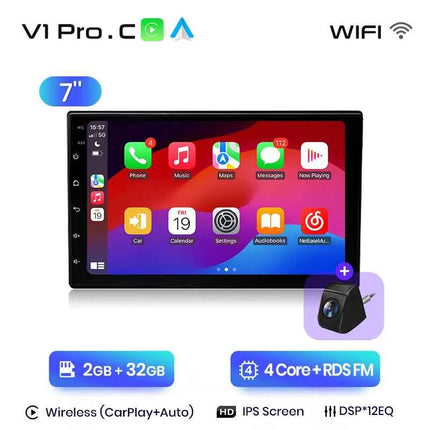 Junsun Qualcomm 8-Core 360 View Camera Universal Stereo 7" 9" 10" Car Radio CarPlay Android Auto Multimedia Player GPS DSP WiFi