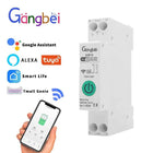 TUYA WiFi Smart Circuit Breaker 1-63A Over Current Under Voltage Protection Power Metering Wireless Remote Control Switch GBDQA