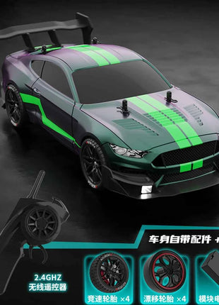 RTR MUSTANG 2.4G Drift Car 1:14 4WD Electric Remote Control Cars High Speed Racing Car RC Racing Car Toys for Children