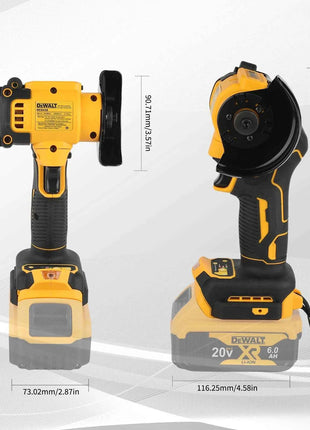DEWALT DCG438 Smerigliatrice Angolare Brushless 20V 76mm, Sega da Taglio a Batteria 20000RPM 400W per Metallo e Legno, Utensile per Taglio e Lucidatura