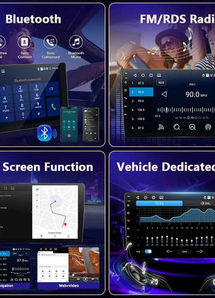Camecho 6+128G Car Radio Wireless CarPlay Android Auto For Hyundai I10 2014-2017 Car Intelligent Systems GPS Stereo 4G WiFi RDS