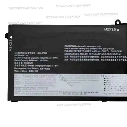 HD 15.36V 71Wh New Laptop Battery L20L4PD3 L20M4PD3 for Lenovo Legion S7 Slim 7 15ACH6    ThinkBook 16p G2 Ser
