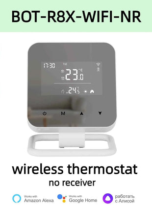 Beok wireless Thermostat Controller Heating Wifi Smart Home 8-Channel Heating System for Gas Boiler Water Floor Actuator