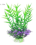 Artificial Aquarium Decor Plants Water Weeds Ornament Aquatic Fish Tank Simulation Grass Flower Decoration Accessories