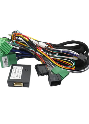 2 Din Canbus Box Decoder Da 10.1 Pollici per Volvo XC90 2003-2014 Cruscotto Cavo di Navigazione Telaio Auto Fascia Adattatore Pannello Kit